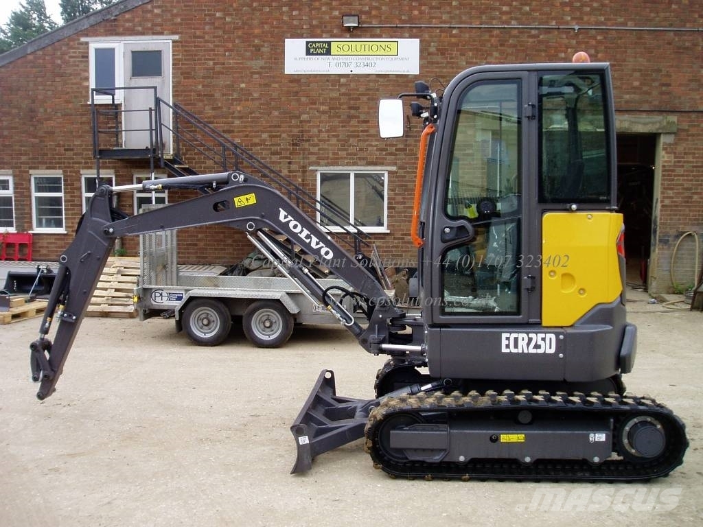 Used Volvo ECR 25D mini excavators
