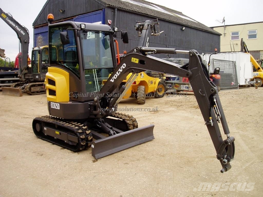 Used Volvo ECR 25D mini excavators Used Volvo ECR 25D mini excavators