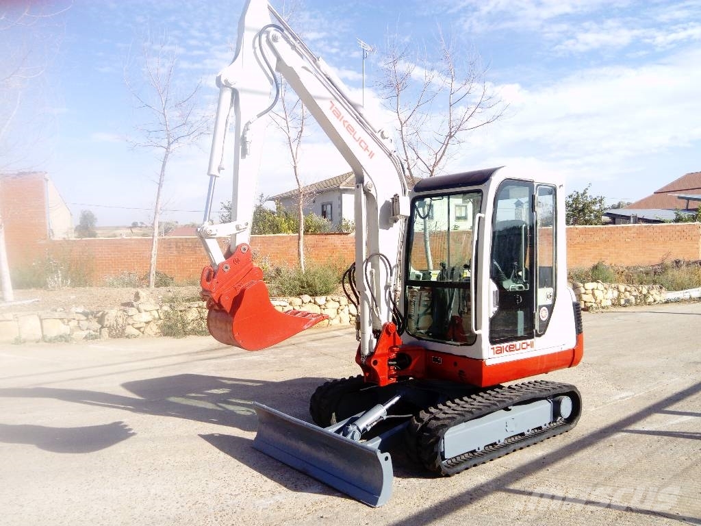 Used Takeuchi TB135 mini excavators