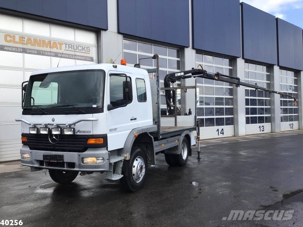 Mercedes Benz Atego 1017 4x4 Hiab 6 Ton Meter Laadkraan 00 Andelst Netherlands Used Crane Trucks Mascus Singapore