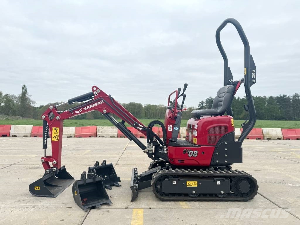 Yanmar SV08 Including 3 Buckets / Hamer Lines, 2023, Netherlands