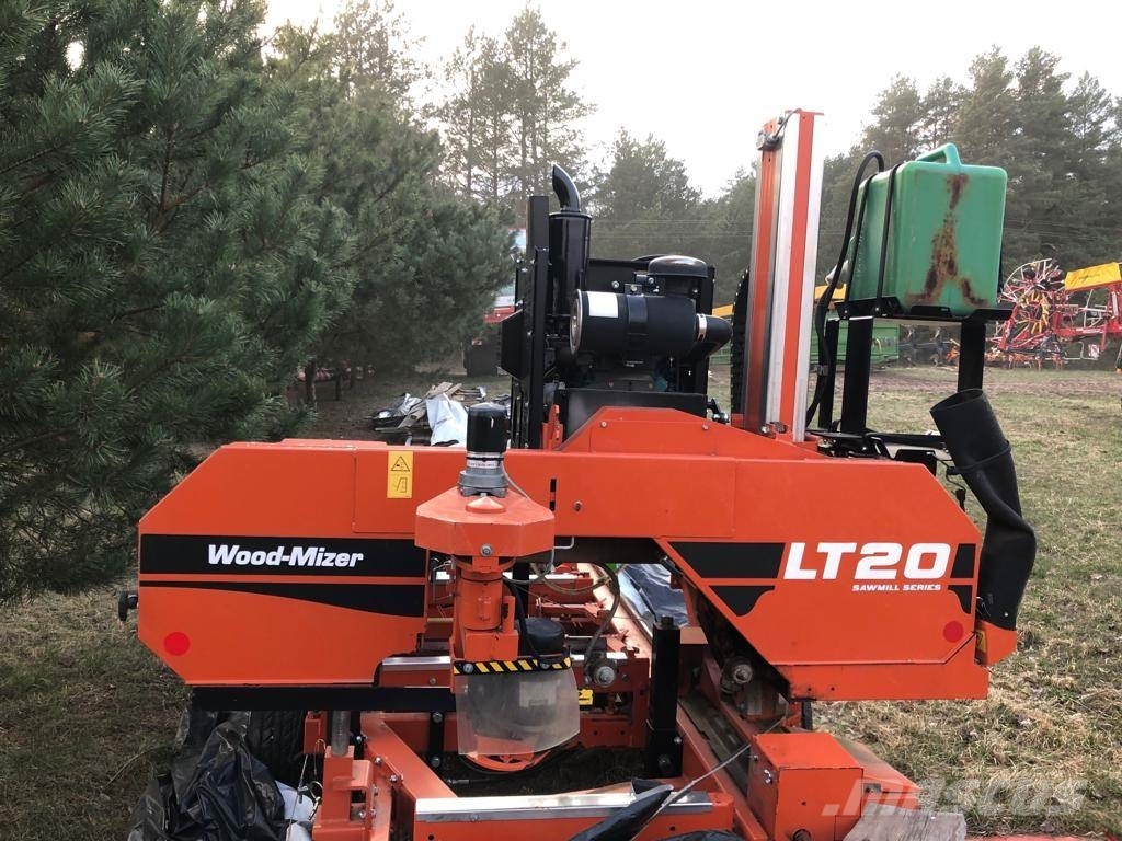 Used WoodMizer LT20 slasher saws, wood splitters and cutters Year