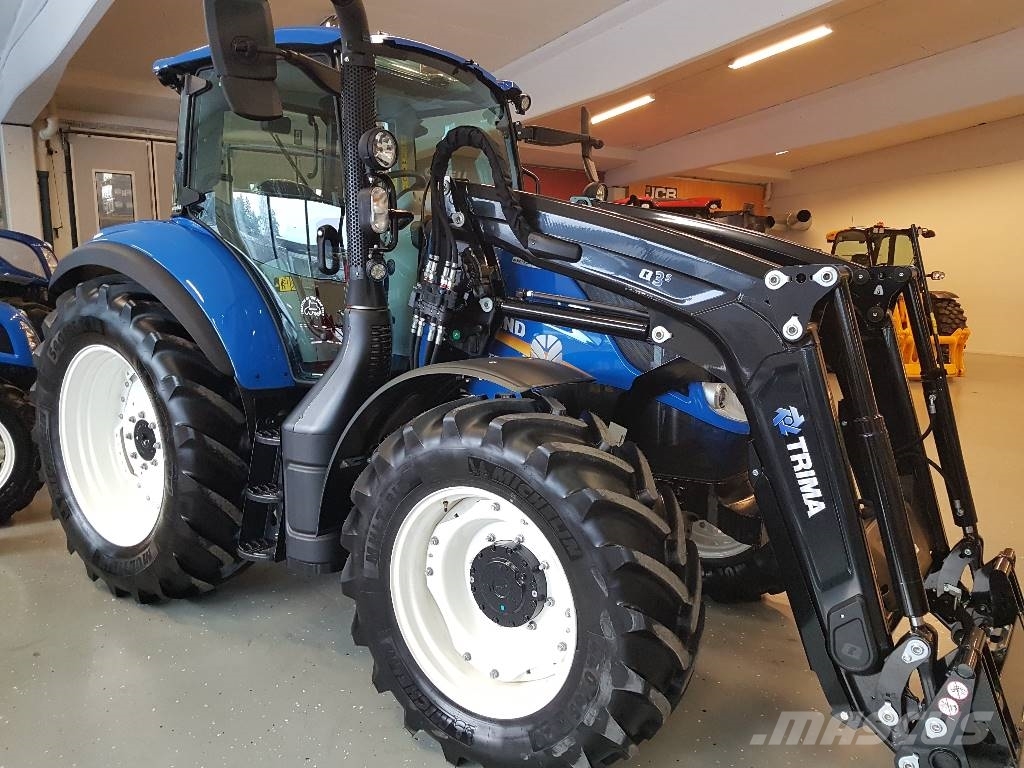 Used New Holland T 5.120 EC, Trima Q3S ny!! omg.lev tractors Year 2019