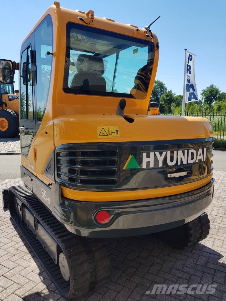 Hyundai R55-9 A, 2017, Mini Excavators <7t (Mini Diggers) ...