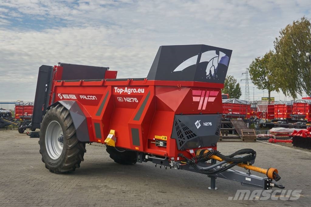 MetalFach N276 FALCON 1axle / monocoque manure spreader 8T, 2024