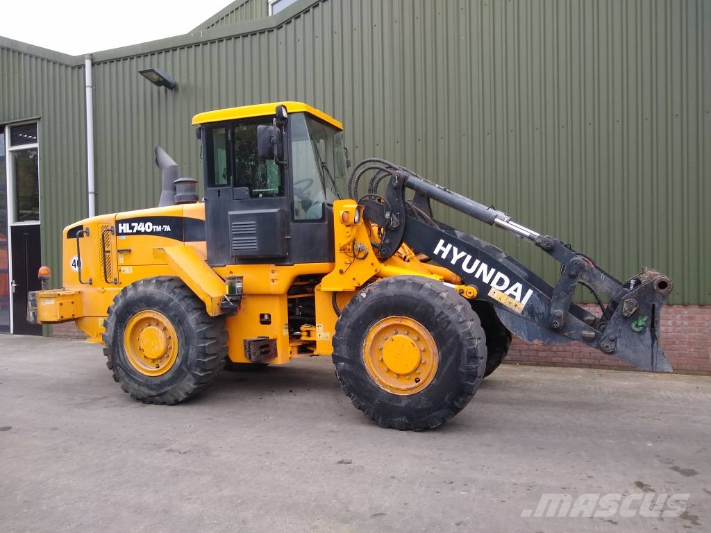 Hyundai HL 740 TM-7 A, 2008, Wheel loaders .