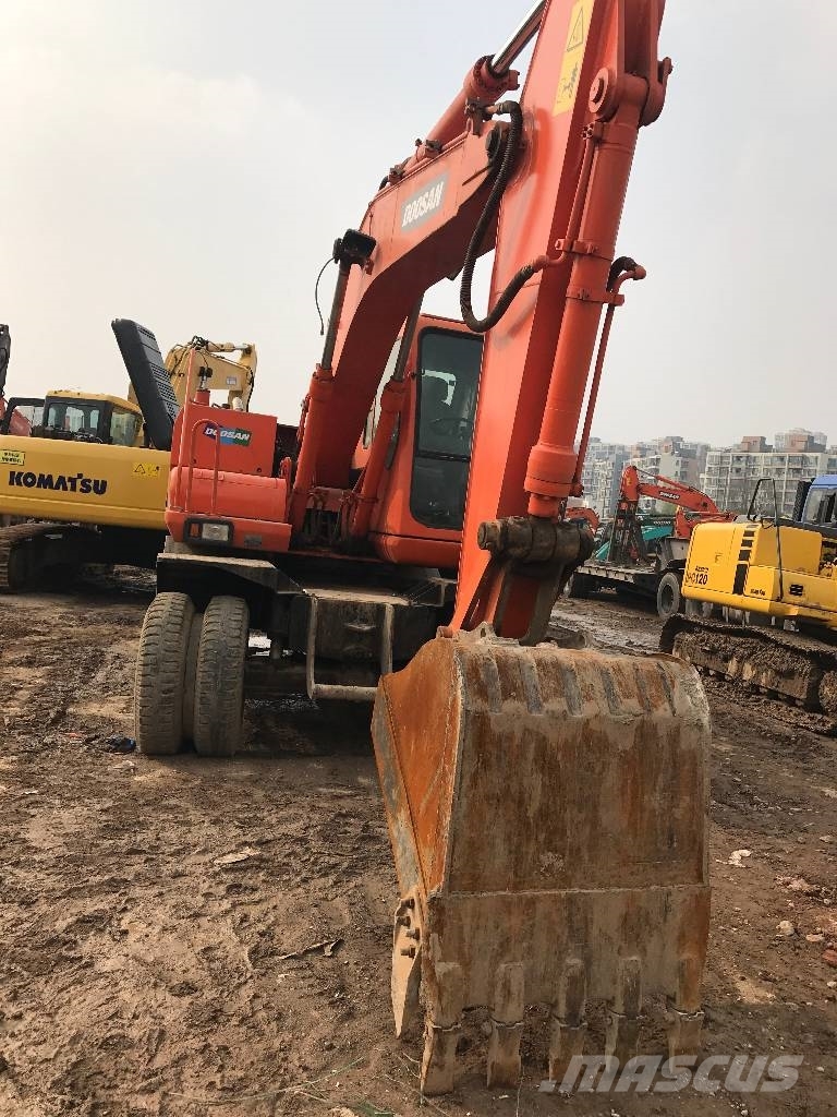 Used Doosan 150 wheel excavator wheeled excavators Year 2014 Price