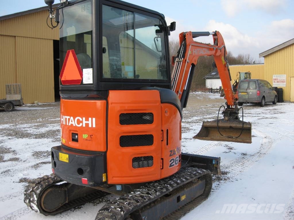 Used Hitachi ZX 26 U5 mini excavators