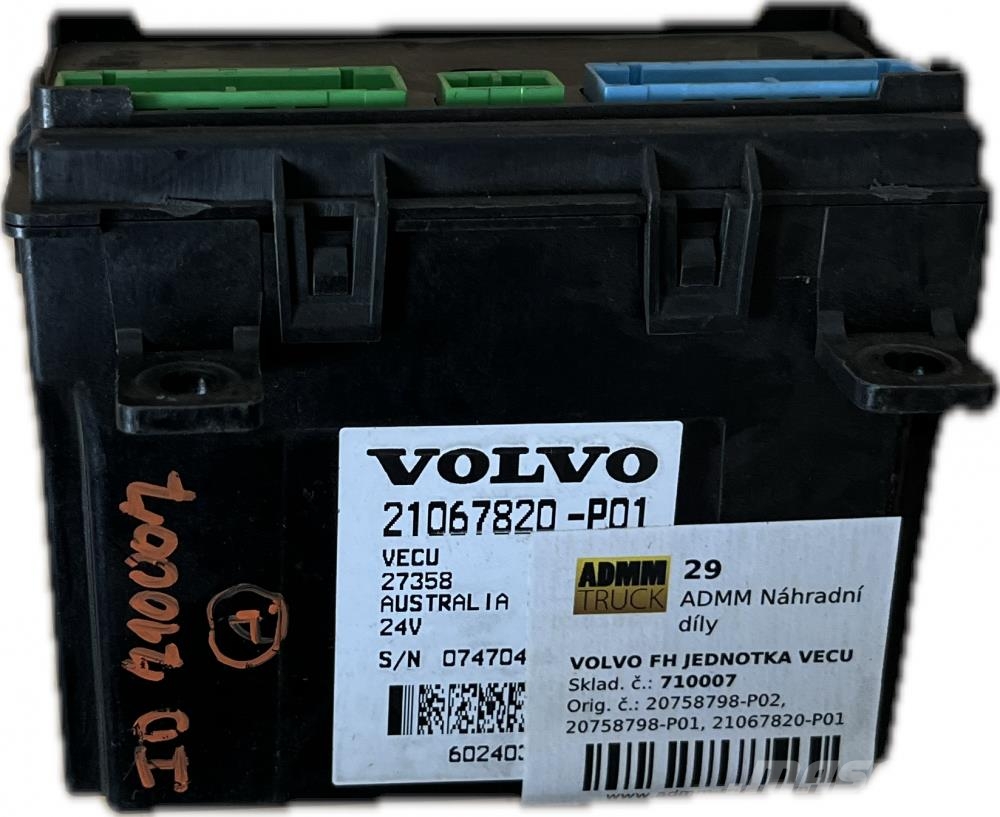 Volvo vecu распиновка