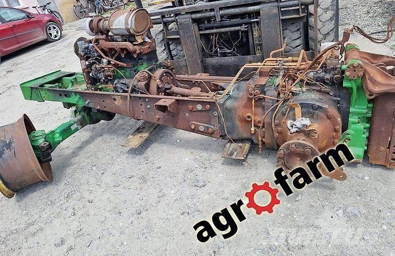 John Deere gearbox 5100 M silnik skrzynia oś most zwolnica za, Byków