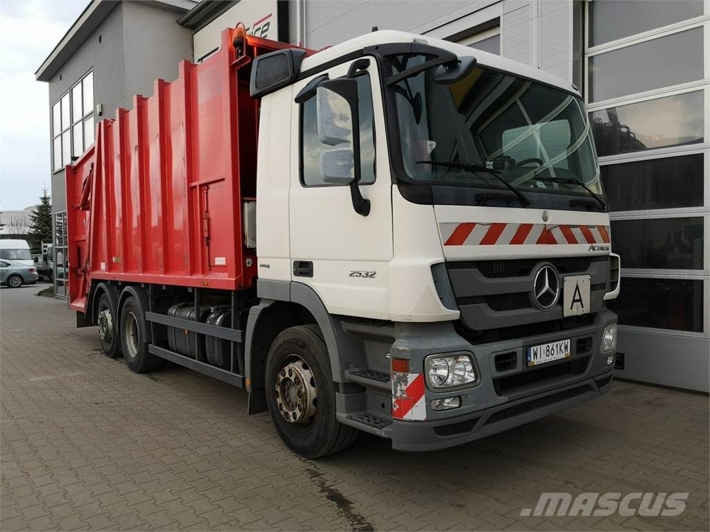 Mercedes-Benz Actros 2532 śmieciarka Haller, 2010, Lengyelország ...