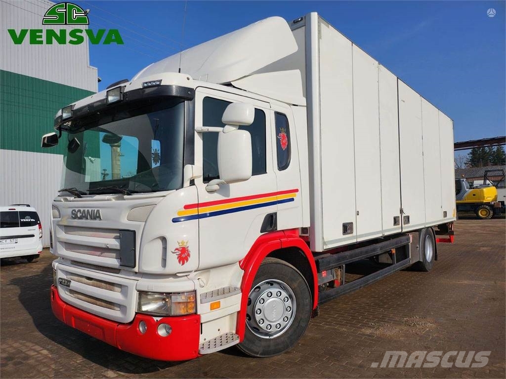 Scania P230 4x2 + lift + side opening, 2010, Lithuania Used box body