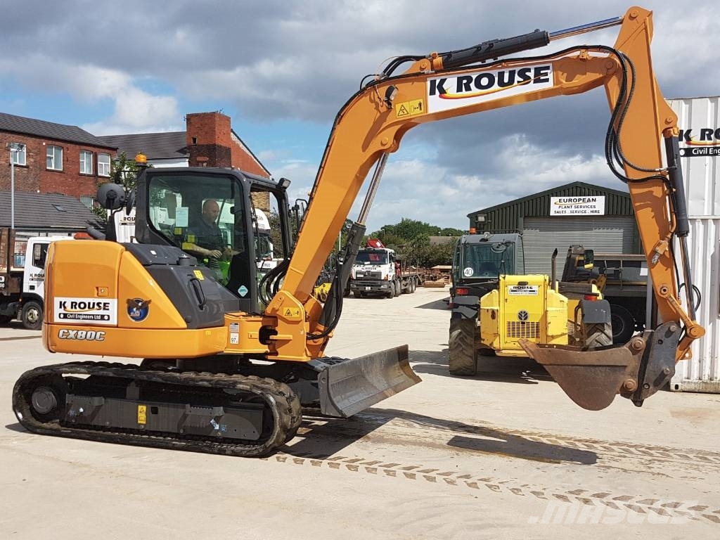 Used Case CX 80 CSR crawler excavators Year 2017 for sale Mascus USA