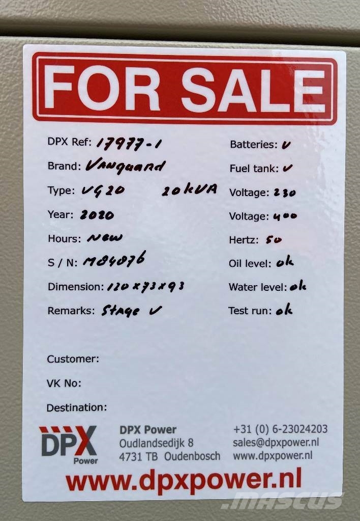 Vanguard 5434 Kva Stage V Generator Dpx 21 Oudenbosch Paesi Bassi Generatori A Benzina Tutto L Usato In Vendita Mascus Italia