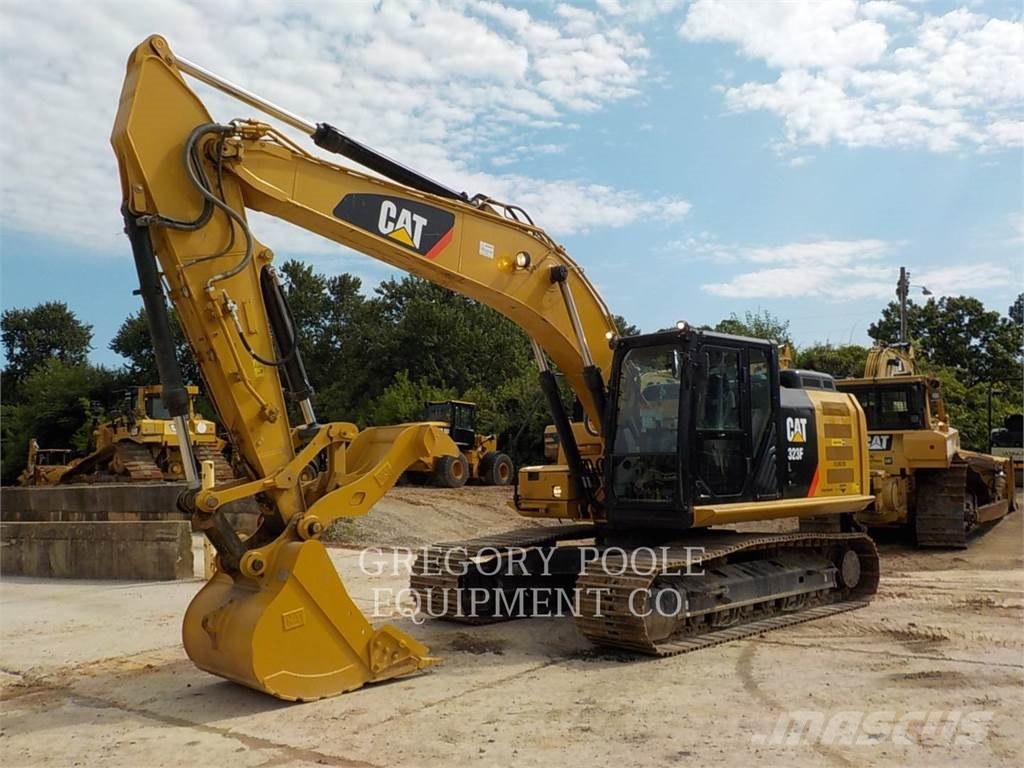 Caterpillar 323F L, 2017, Jobsite, NC, United States Used crawler