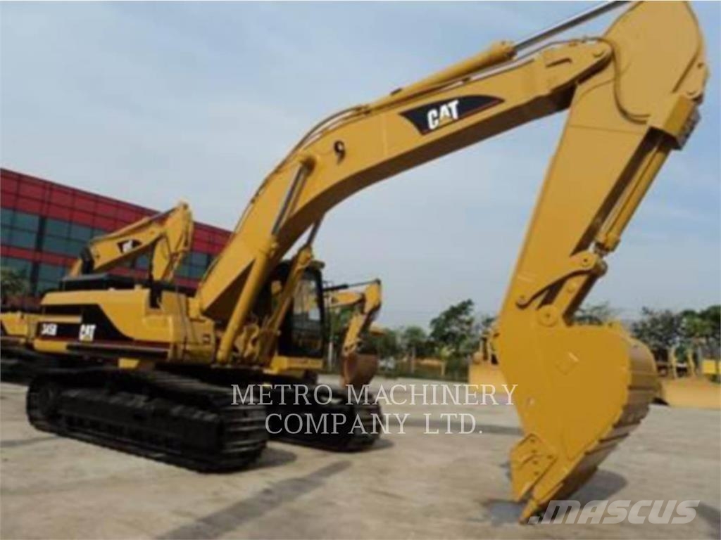 Used Caterpillar 345B crawler excavators Year 1998 Price US 212,425