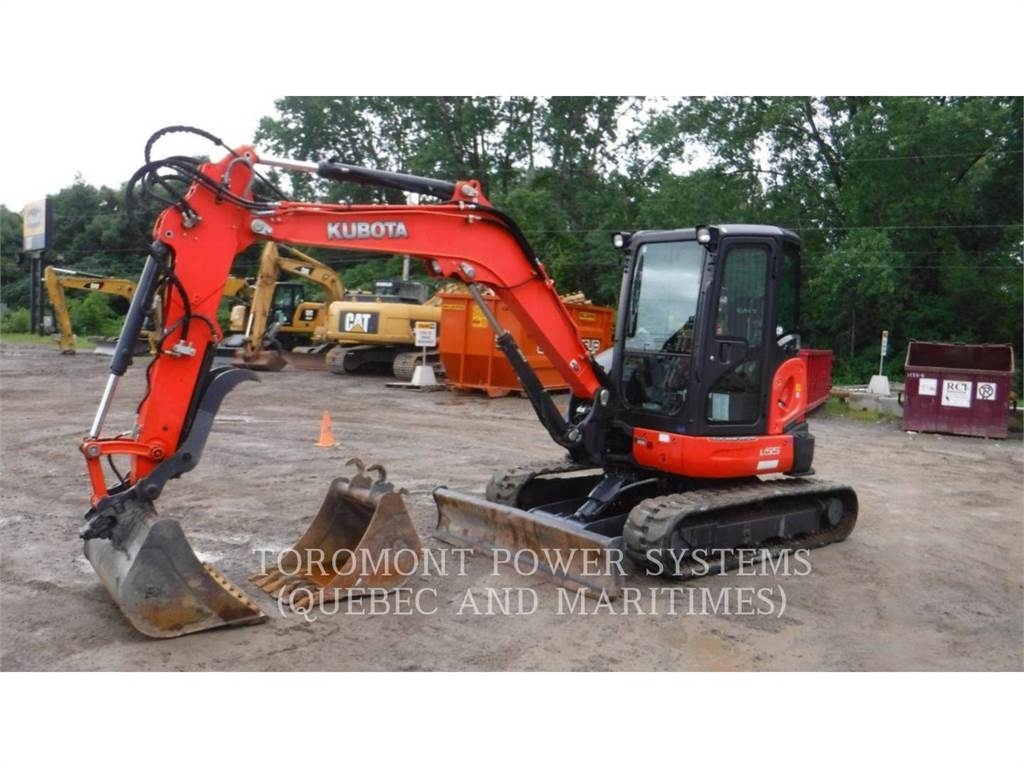Used Kubota CANADA LTD. U55 crawler excavators Year 2013 Price
