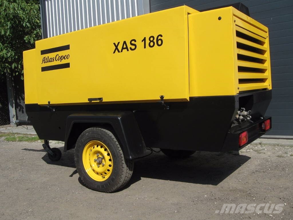 Used Atlas Copco XAS 186 compressors Year 1999 Price 9,992 for sale