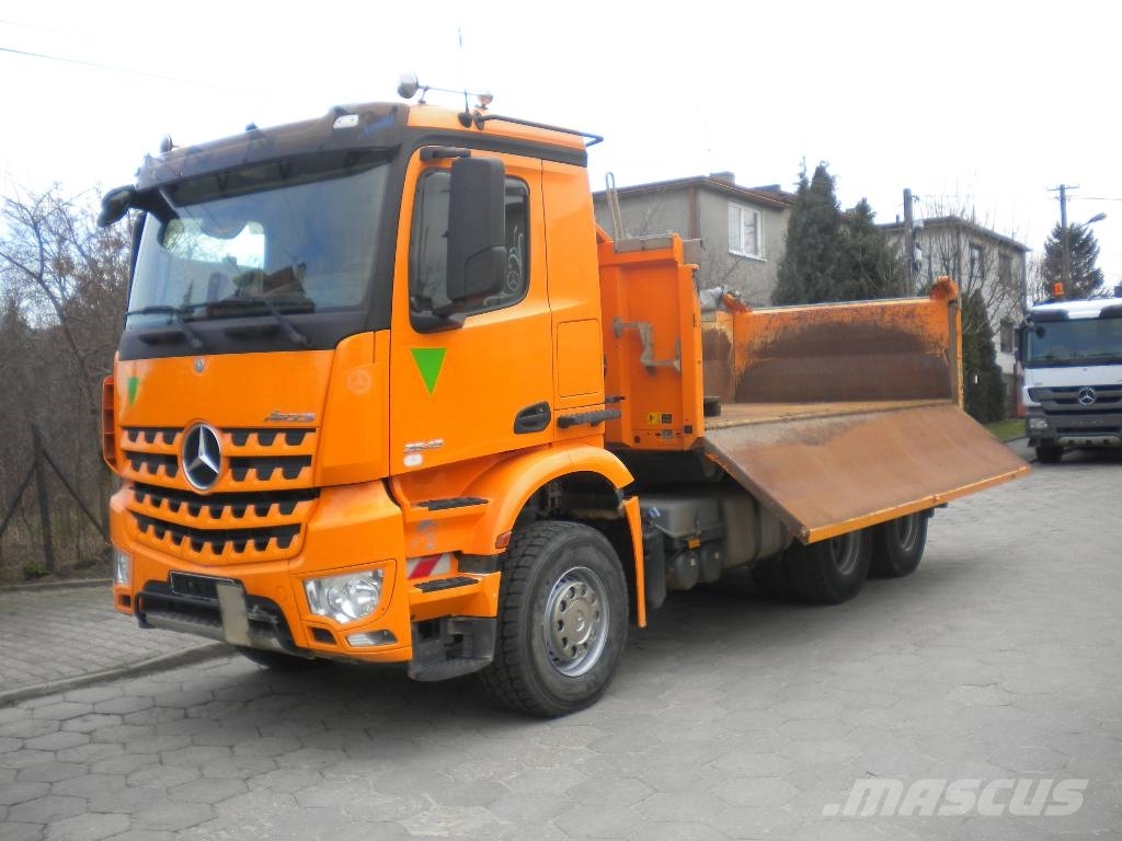 Mercedes Benz Arocs 2643 Mp4 Kipper Meiller Bordmatik 6x4 14 Poland Used Dump Trucks Mascus Usa