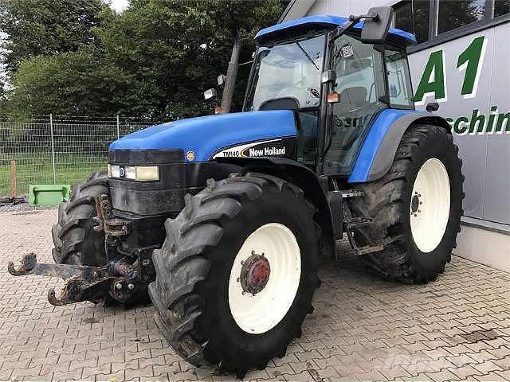 Used New Holland TM 140 tractors Year 2003 Price US 20,375 for sale