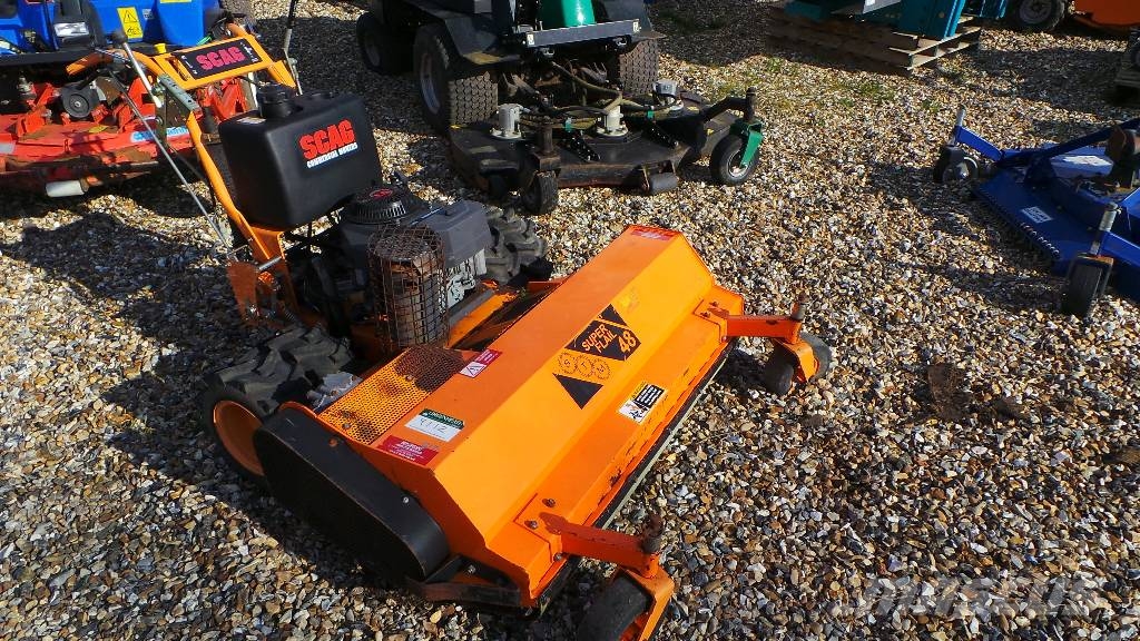 Used Scag Pedestrian 48" STM Super Flail c/w 19HP Kawasaki walkbehind