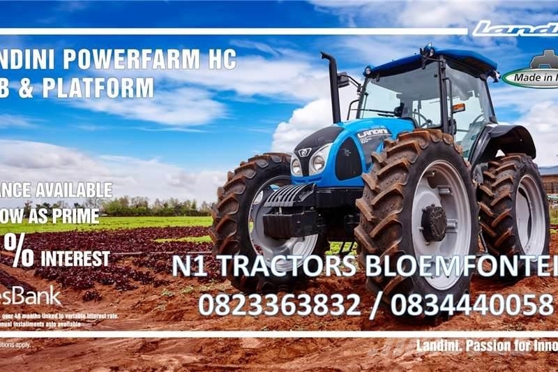 Landini PROMO Landini Powerfarm HC CAB , South Africa Used tractors