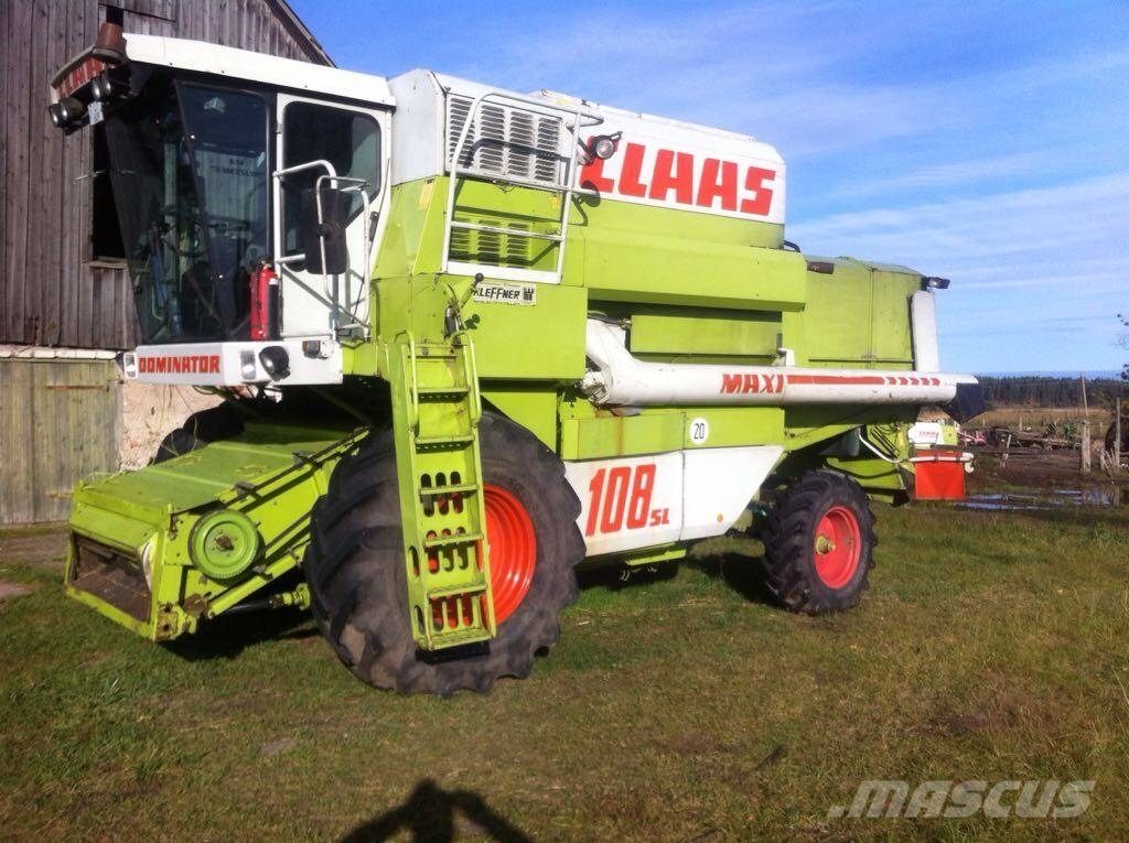 Used CLAAS Dominator 108 SL Maxi combine harvesters Year 1998 Price US 35,576 for sale