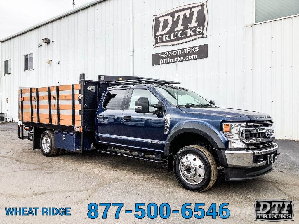 Ford F550 XLT 12' Flatbed Truck, Diesel Auto, Wood Deck, 2020, Denver, Colorado, United States