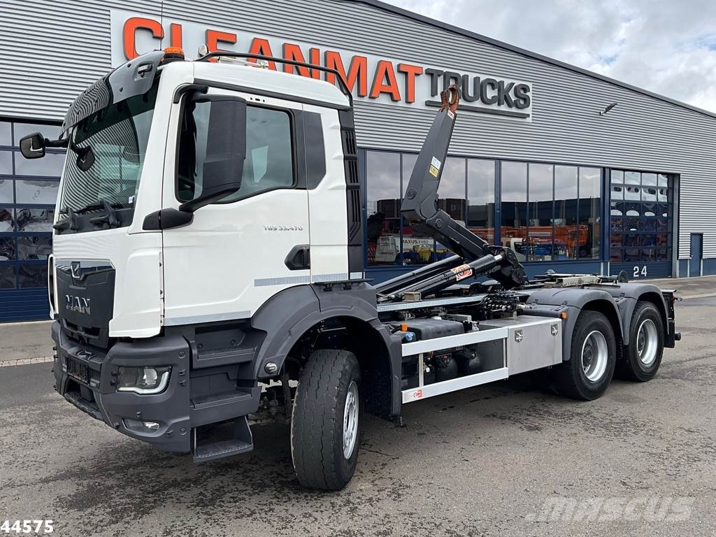 Man TGS 33.470 6x4 Euro 6 Full Steel AJK 20 Ton haakar, 2021, ANDELST ...