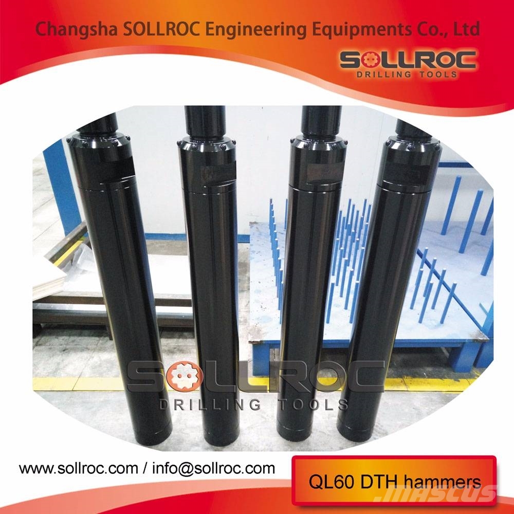 Sollroc DTH hammers for mining, water well drilling, etc, 2016, China