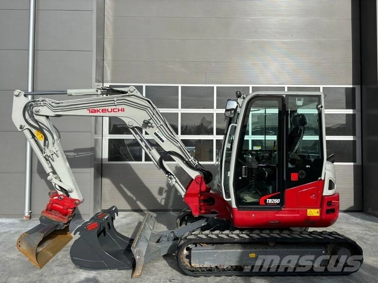 Takeuchi TB260 POWERTILT 3X BUCKET 750 HOURS AS NEW, 2022