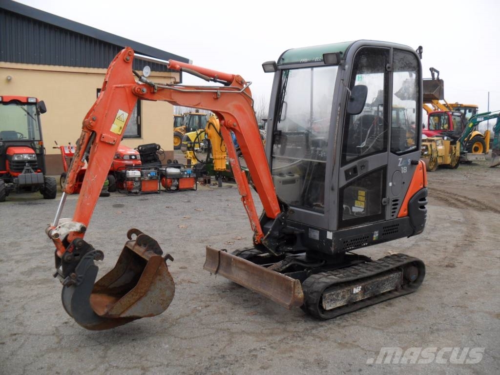 Used Hitachi zaxis18 mini excavators