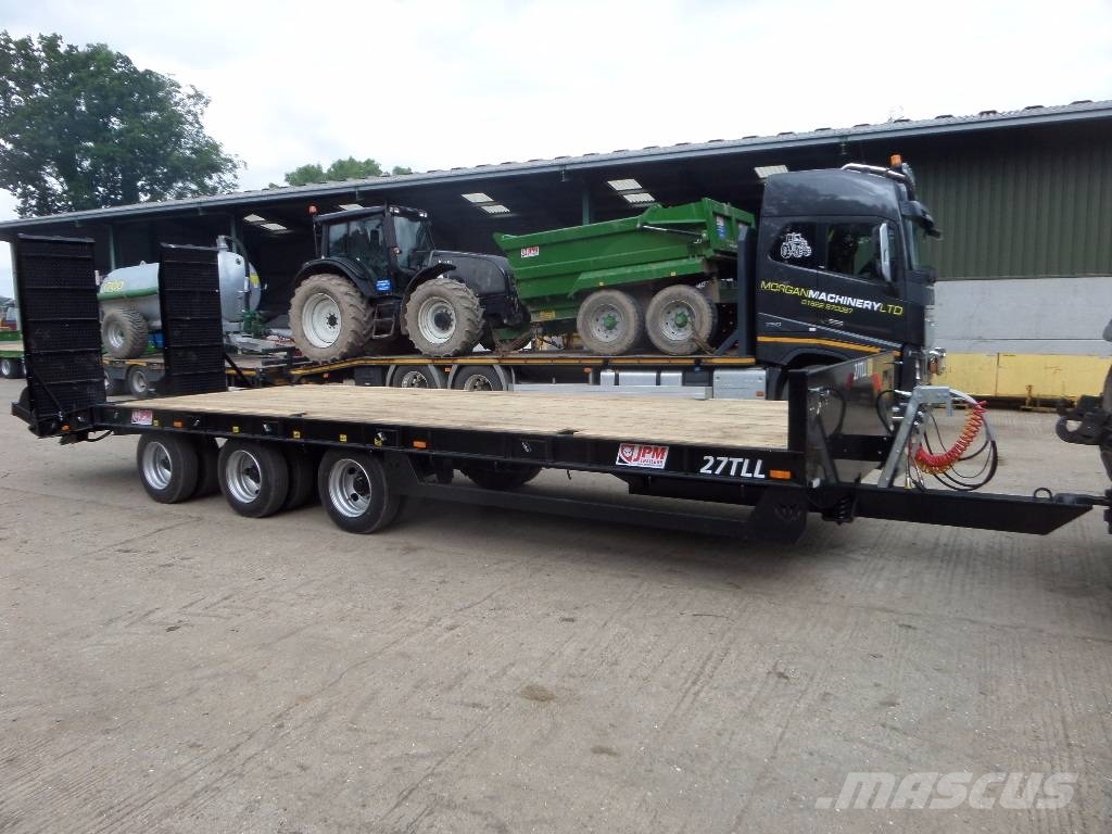 Used JPM 27ft tri axle low loader trailer other trailers Year 2016