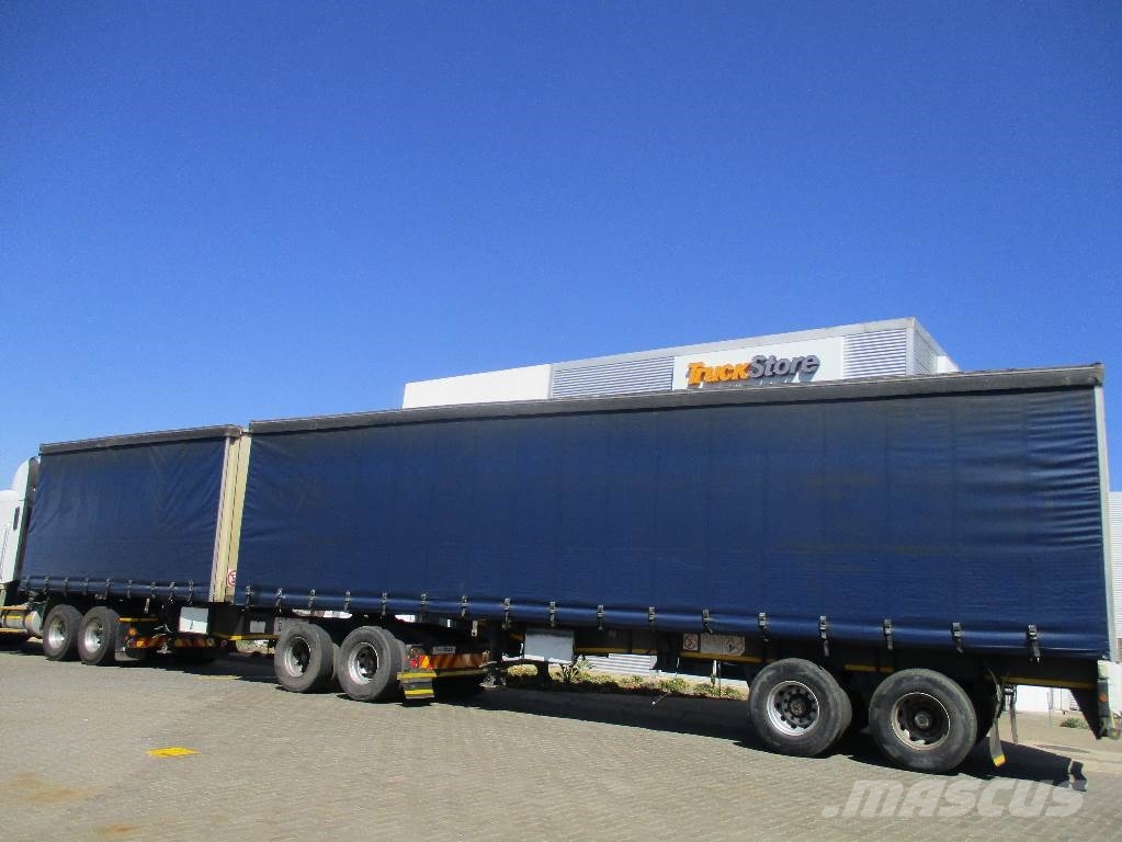 Used Sa Truck Bodies Tautliner Interlink Semi Trailer tractor Units
