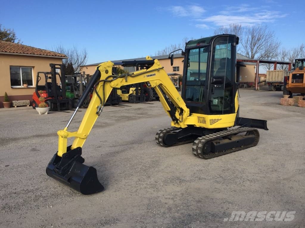 Used Yanmar Vio 253 mini excavators