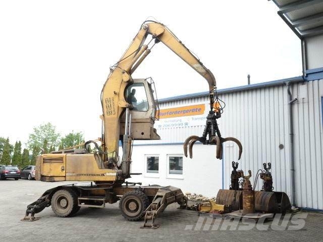 Liebherr Umschlagbagger 22 421 Litronic 1995 Germany Used Wheeled Excavators Mascus Usa