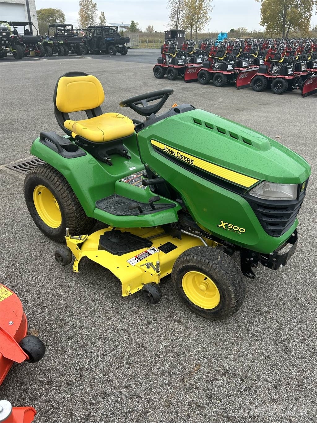 John Deere X500, 2015, Burbank, Ohio, United States Used riding