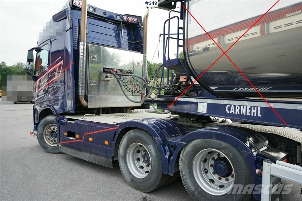 Volvo FH 540 6x4 Dual clutch. Tractor with Carnehl aspha