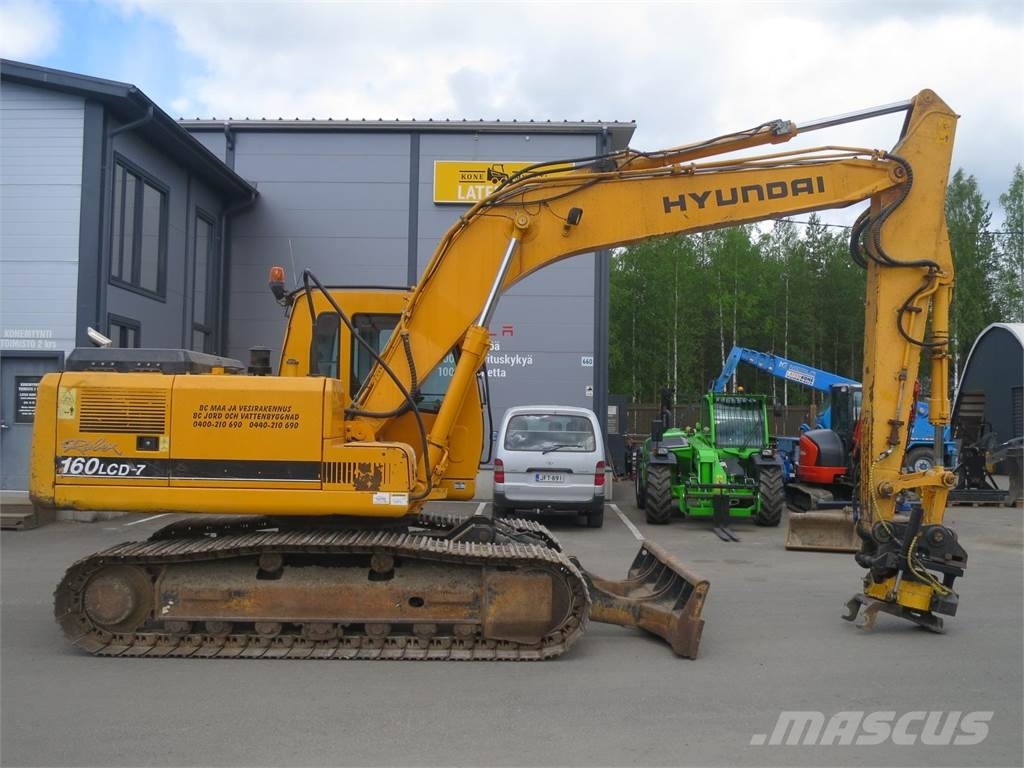 Hyundai Robex 160LCD-7, 2006, Crawler Excavators .
