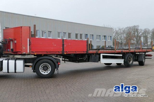 Autoworld Trailer Anhänger für Autotransport rot 1:18 AMM116