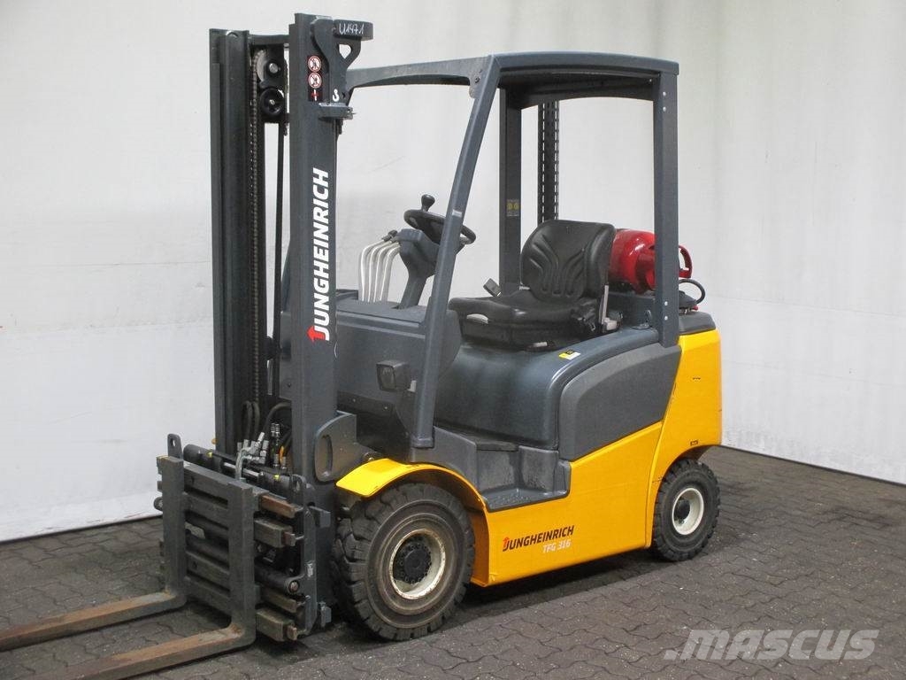Used Jungheinrich tfg316 LPG Forklifts Year 2015 Price 18,067 for