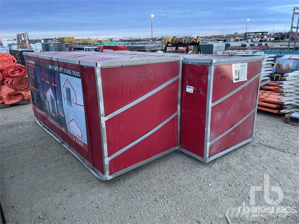 Buy used HILLS INDUSTRIAL 40 ft x 60 ft x 24 ft Double Tr . steel frame