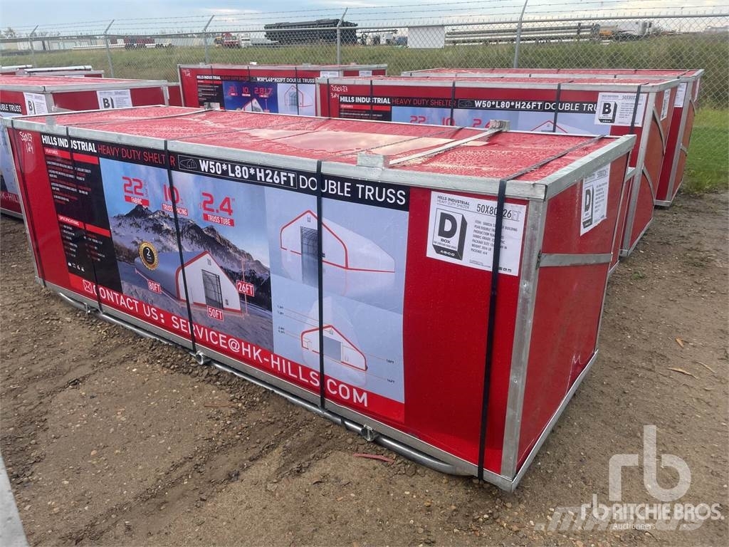 Weltweite Auktionen gebrauchter HILLS INDUSTRIAL 50 ft x 80 ft x 26 ft