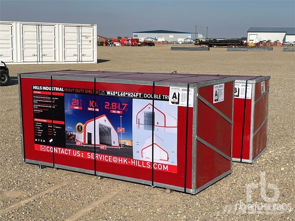 Weltweite Auktionen gebrauchter HILLS INDUSTRIAL 60 ft x 40 ft x 24 ft