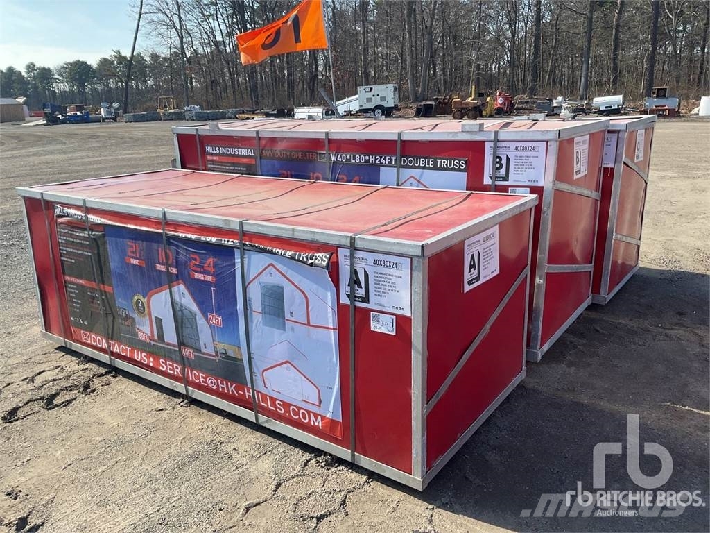 HILLS INDUSTRIAL 80 ft x 40 ft x 24 ft Double Tr