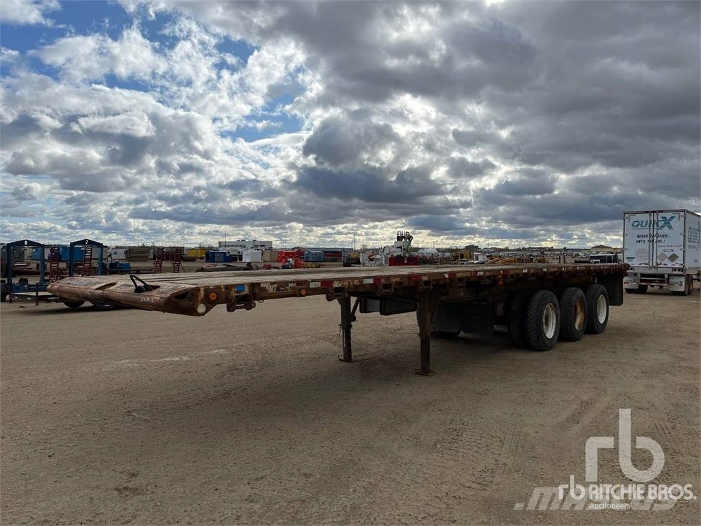 Compre equipo 43 ft Tri/A Flatbed semirremolques de plataformas planas