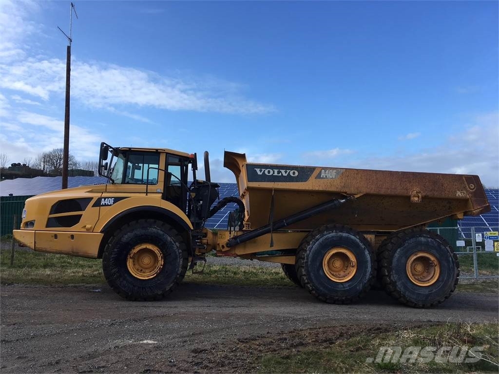Сочлененный самосвал volvo a40f