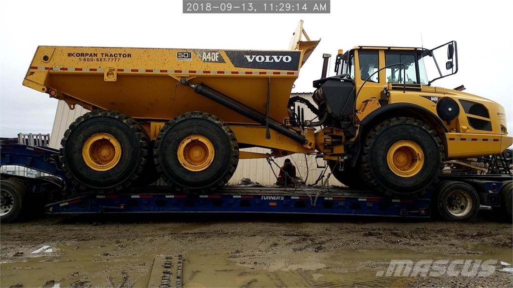 Сочлененный самосвал volvo a40f