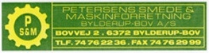 Petersens Smede og Maskinforretning Bylderup-Bov AS